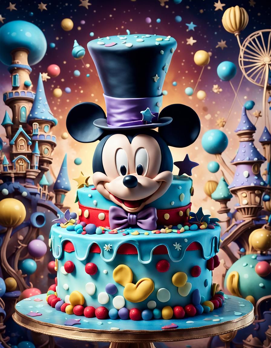 Mickey Mouse cake