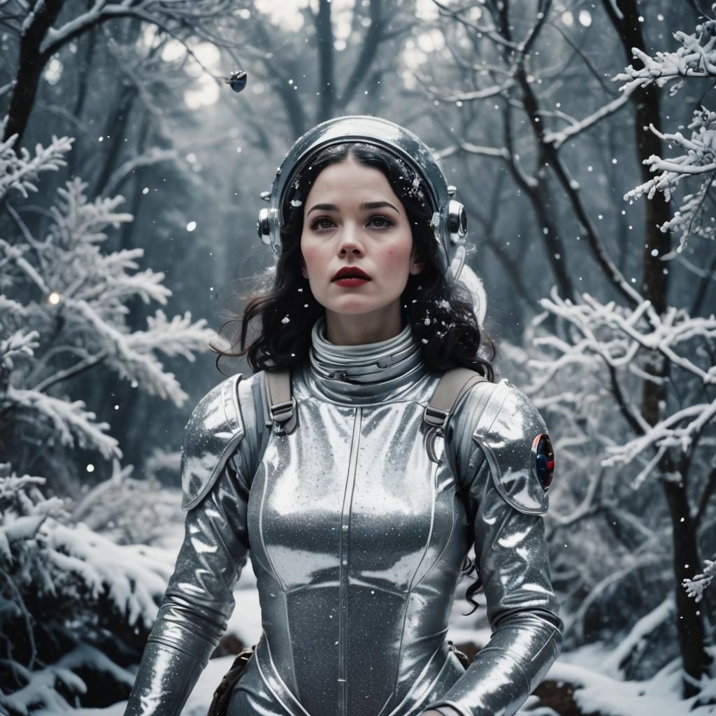 Snow White Space Mermaid Cosmonaut: Cinematic Film Still