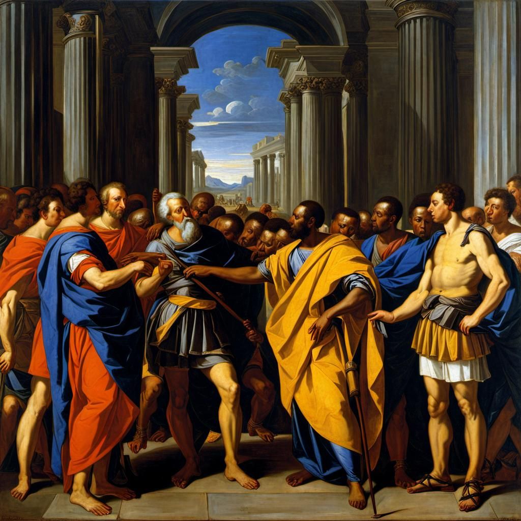 Magnanimity of Scipio Africanus in Baroque Style