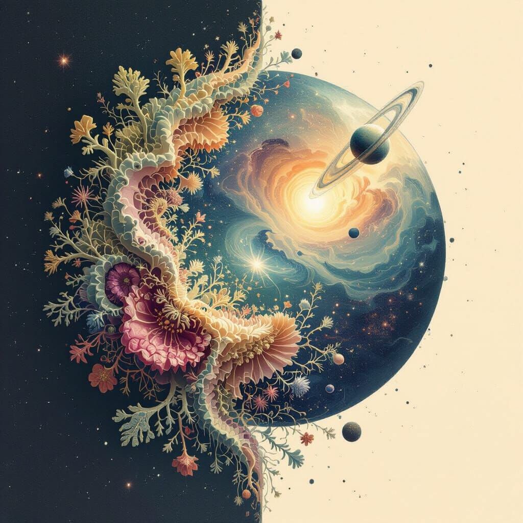 Cosmic Cells: Biological Illustration Meets Astronomical Pho...