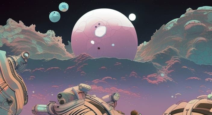 Cosmic Moon Resort: Graphic Novel Style