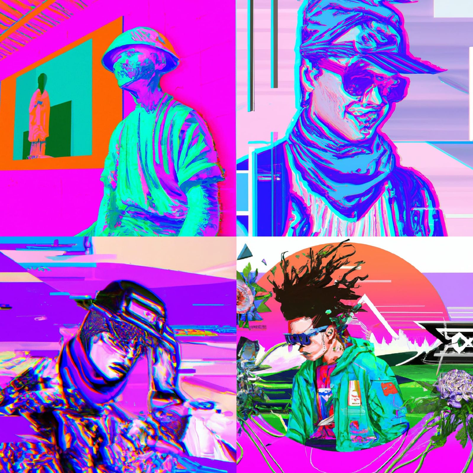 Obito from Parallel World: Horrorcore Retroglitchcore in Pos...