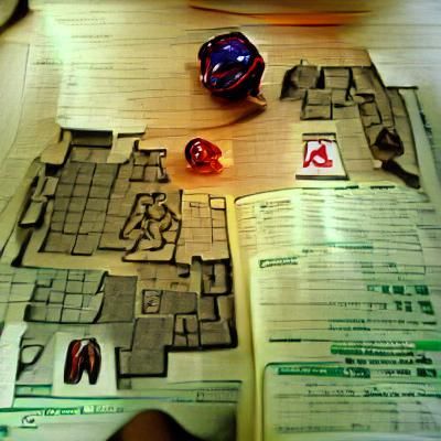 Dragon's Hoard in a Dungeons and Dragons Scene
