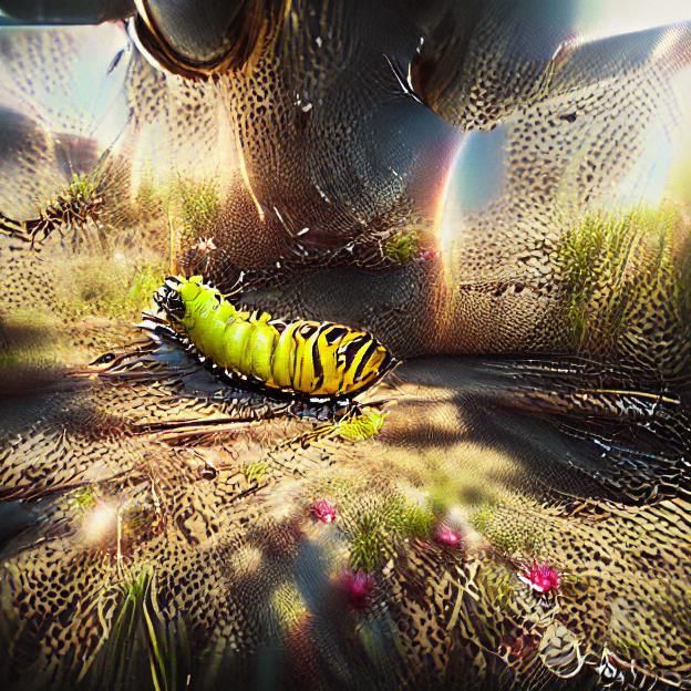 AI Image of a Common Caterpillar