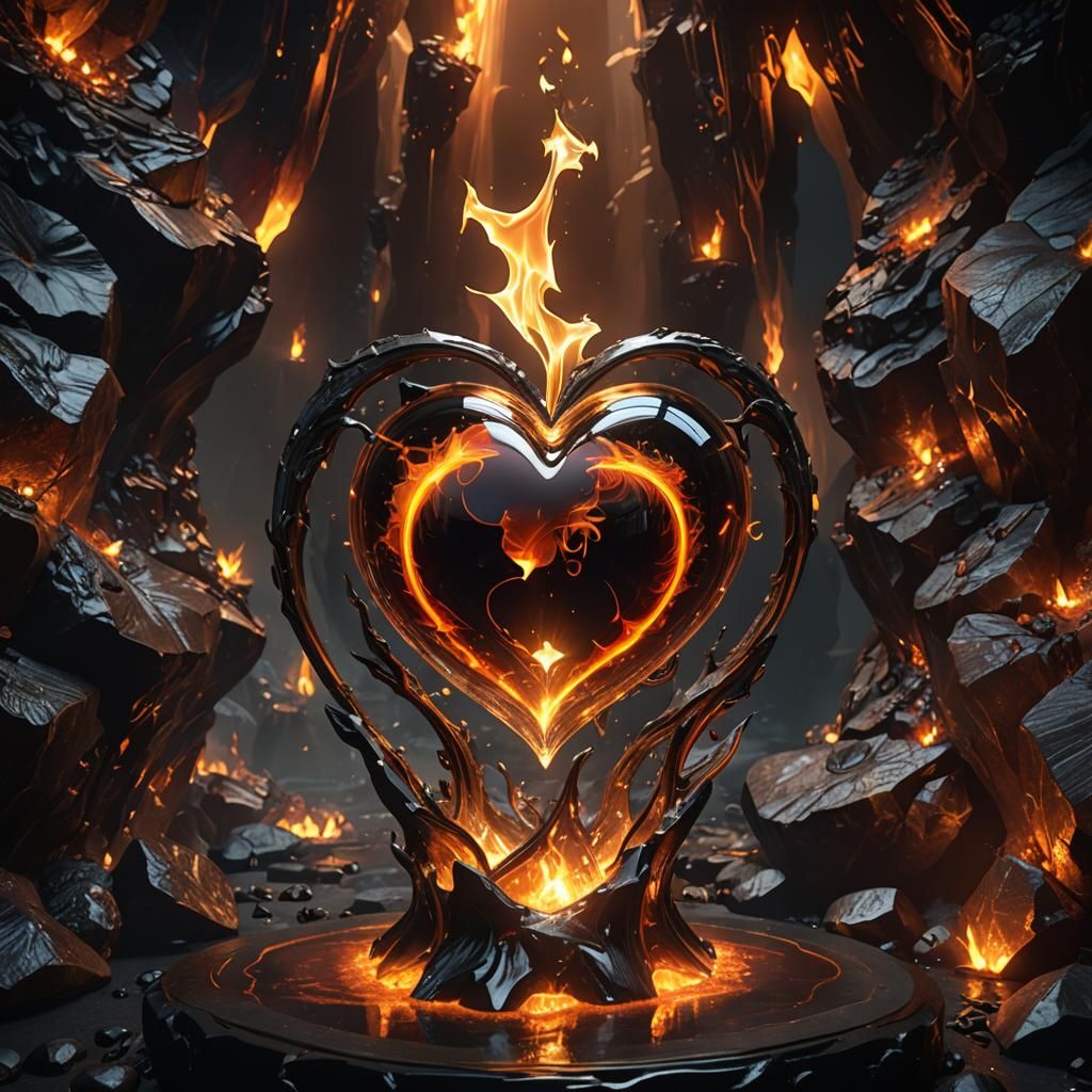 Enchanted Heart Phial in Magma Cavern