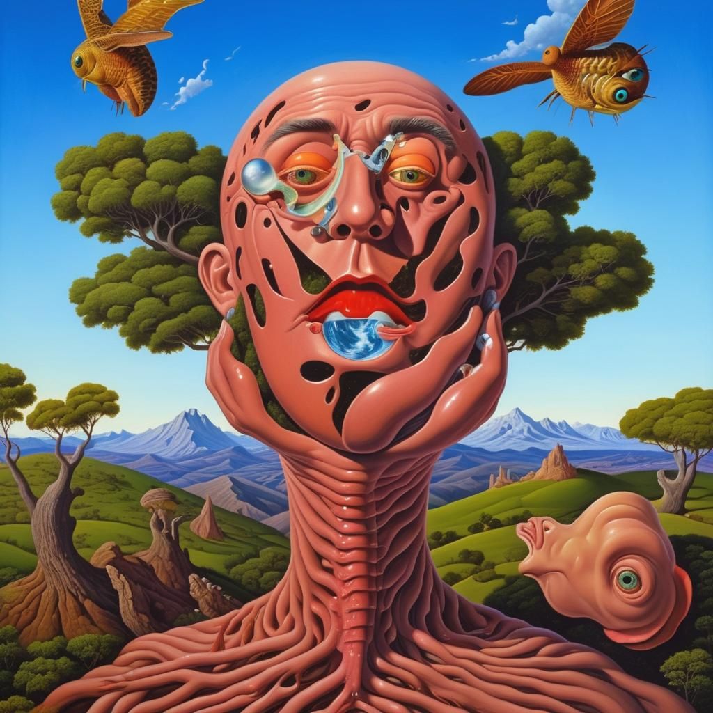 Surreal Abstract AI-Generated Masterpiece