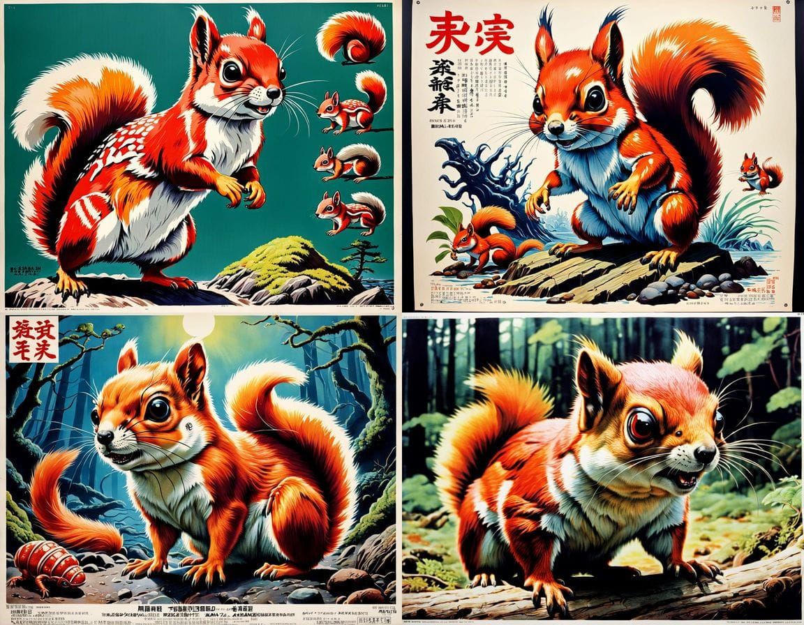 Grotesque 1970s-Style Monster Hybrid Creature