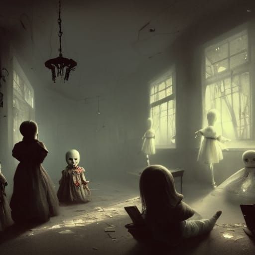 Haunted Daycare with Dolls and Ghosts
