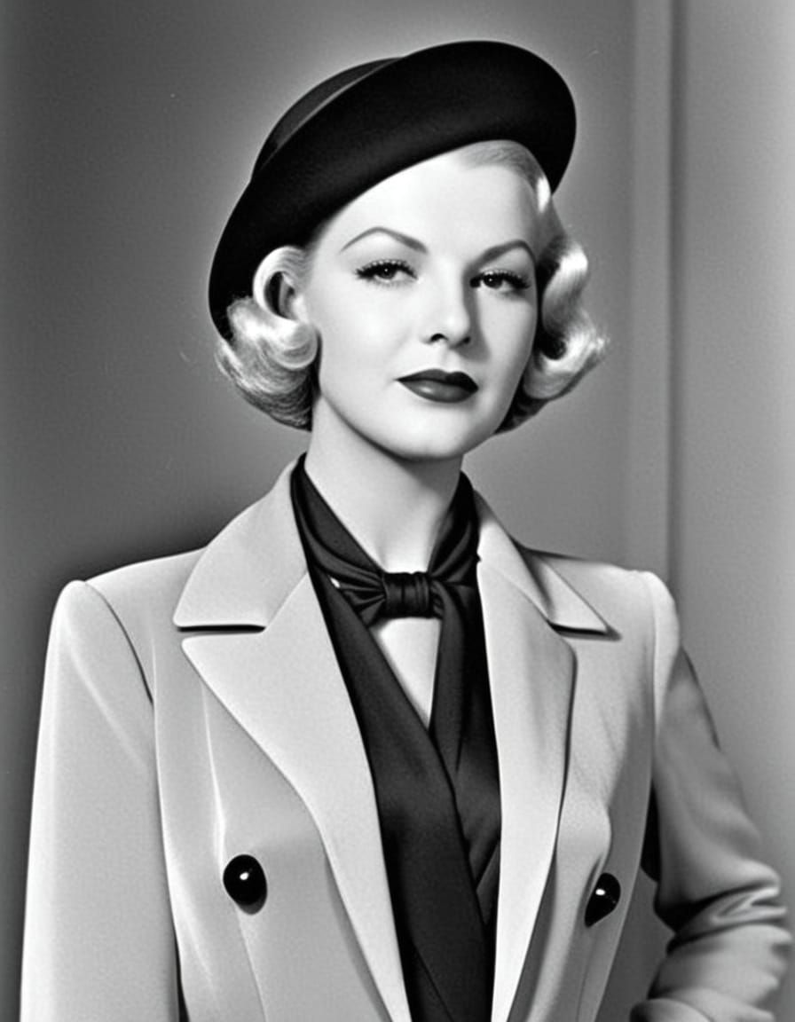 1930s Hollywood Glamour Portrait