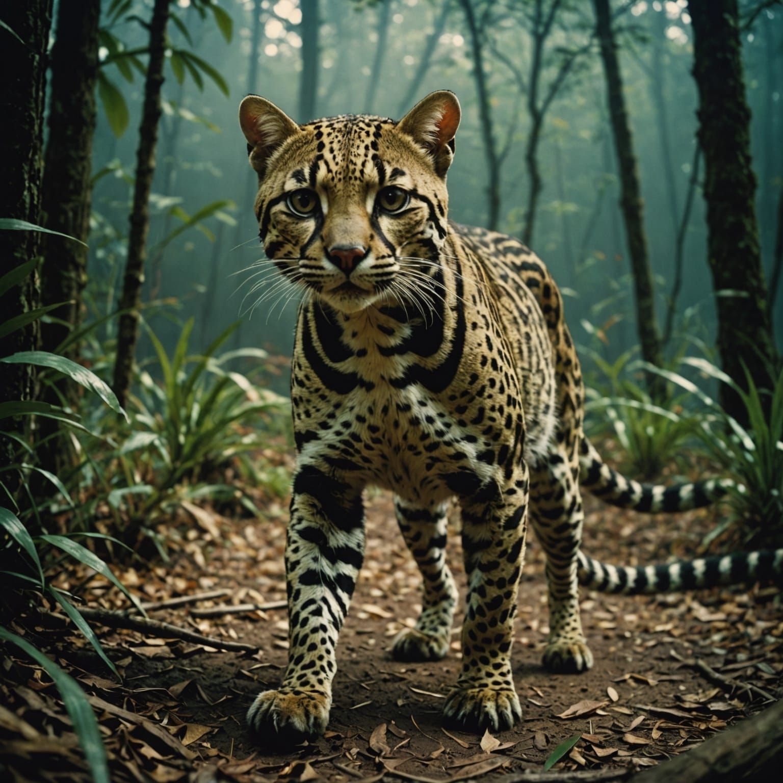 Ocelot hunting