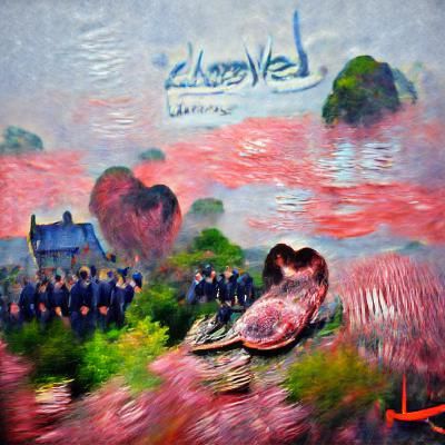 Impressionist Album Cover Art Inspired by Loveless