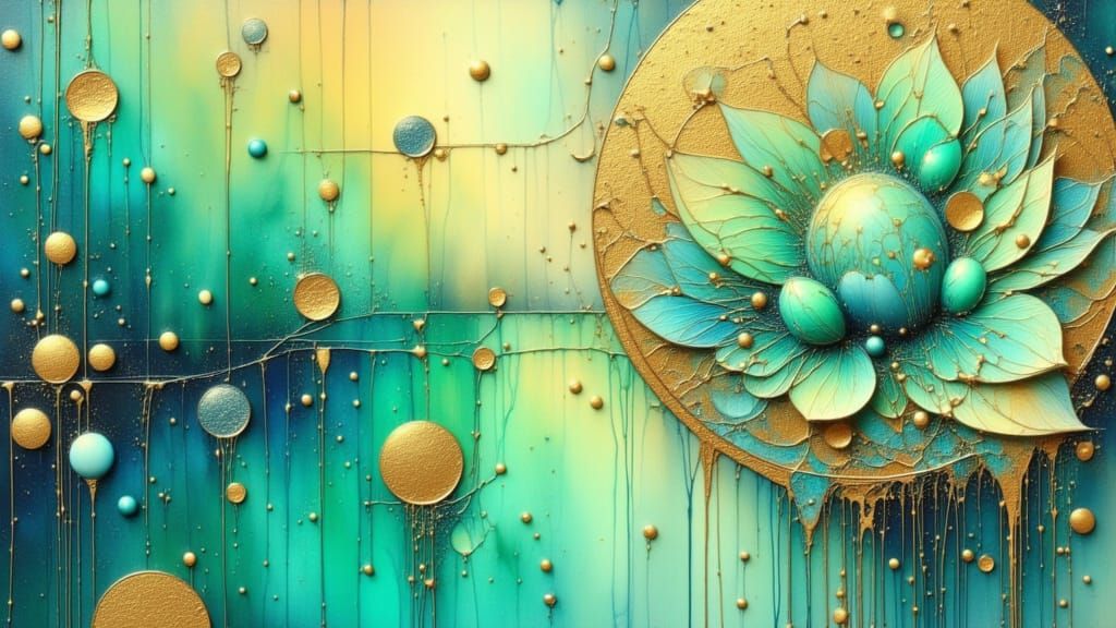 lotus on a dish