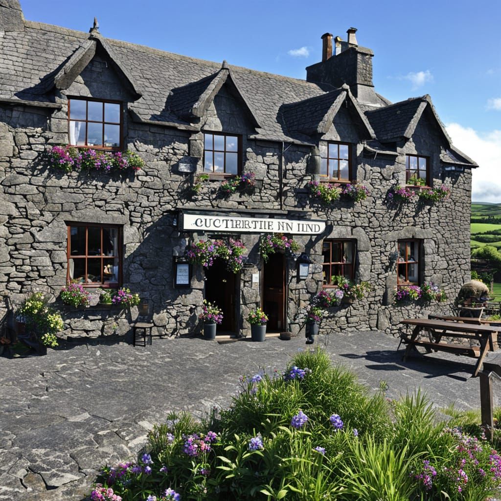 Rustic Irish Inn in a Quiet Town