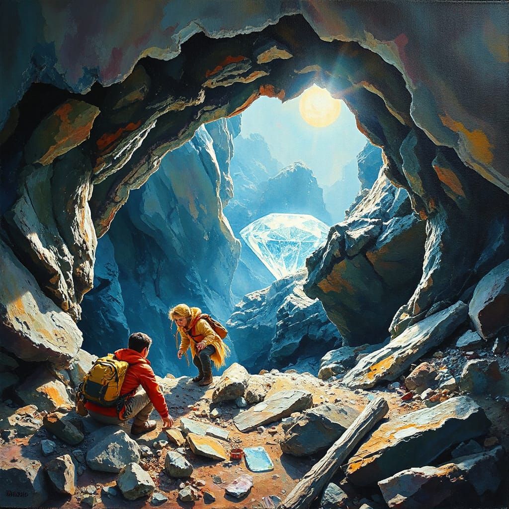 Nathan Drake's Diamond Cave Adventure in Springtime