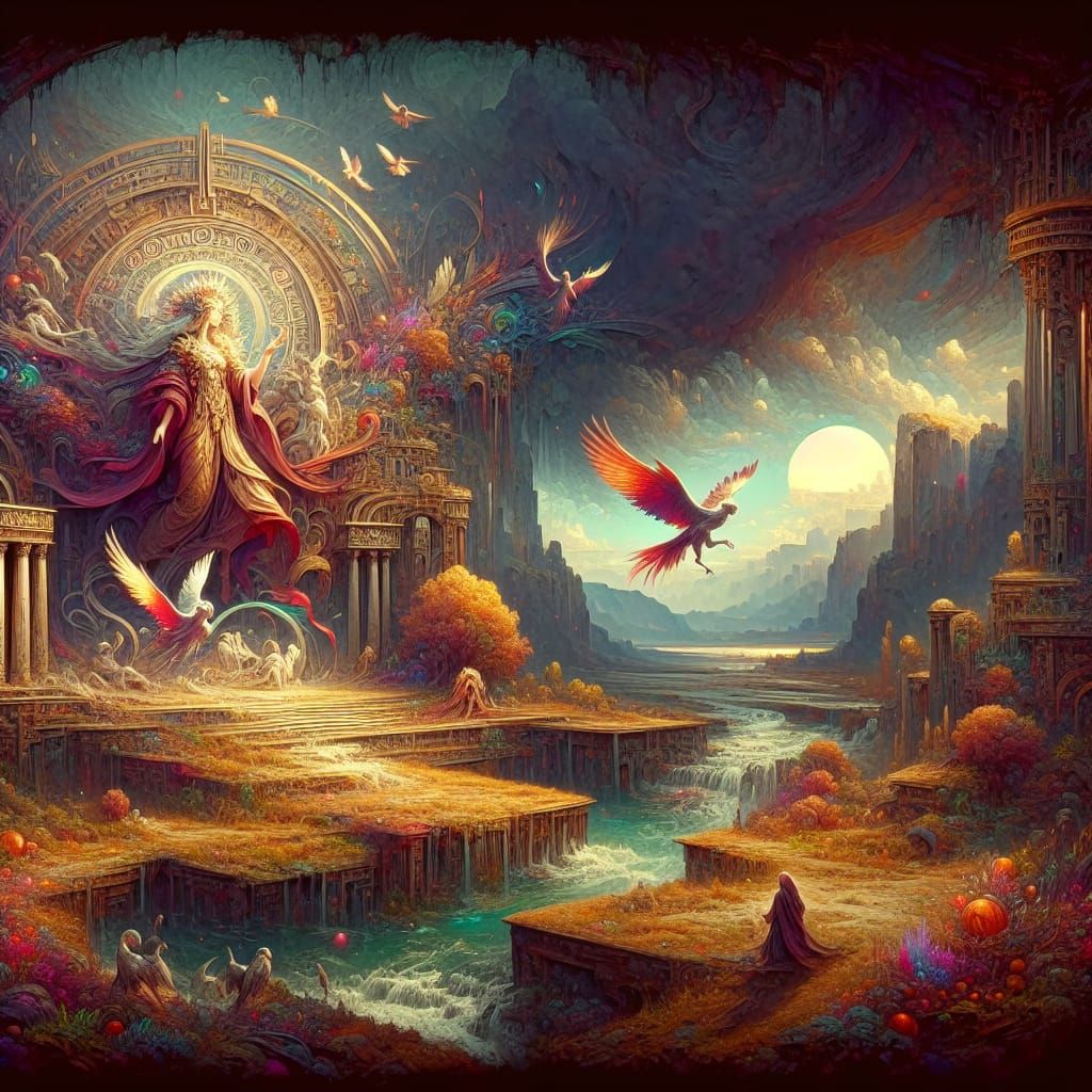 Dalia: Lithuanian Goddess of Fate Concept Art