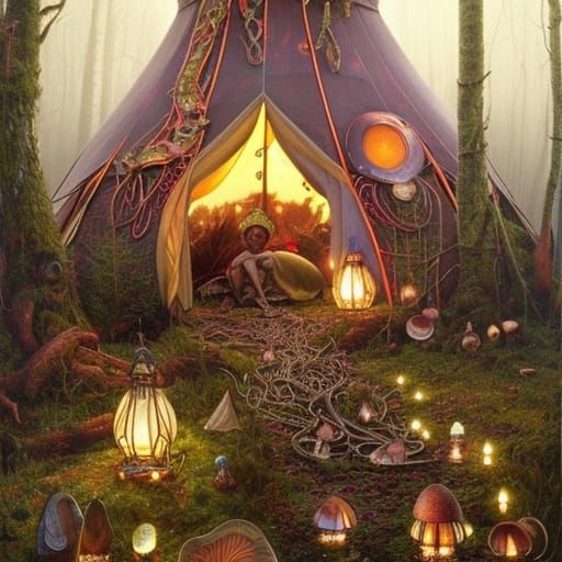 Camping with the fae