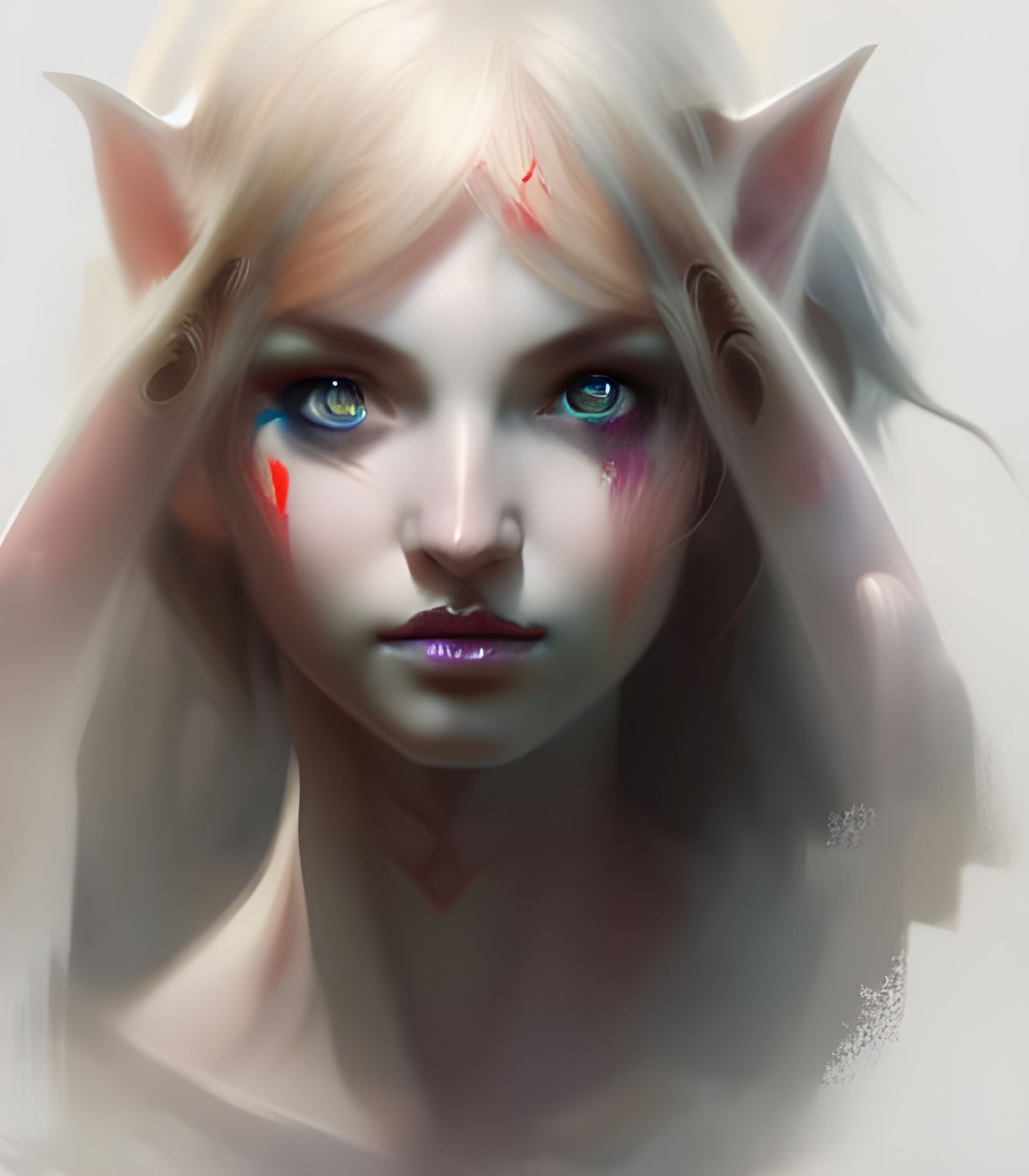 Hyperrealistic Elf Character Concept Art