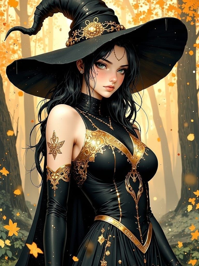 Mystical Sorceress Tasha in Divine Oil Style