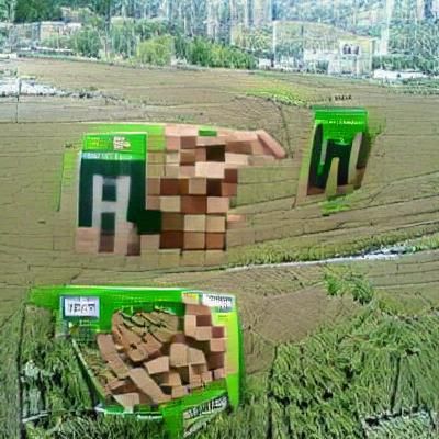 Minecraft Landscape: A Pixelated World