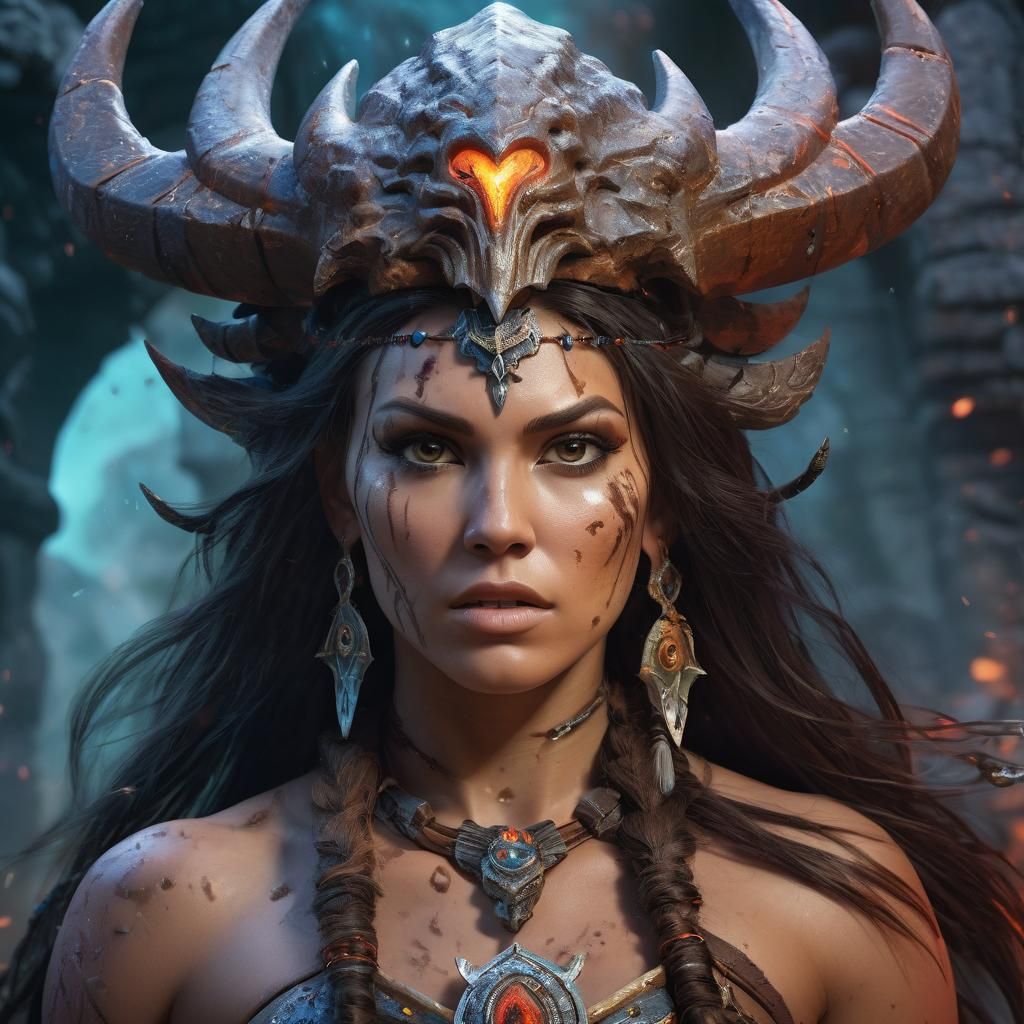 Barbarian Clairvoyant Brings Destruction in Hyperrealistic A...