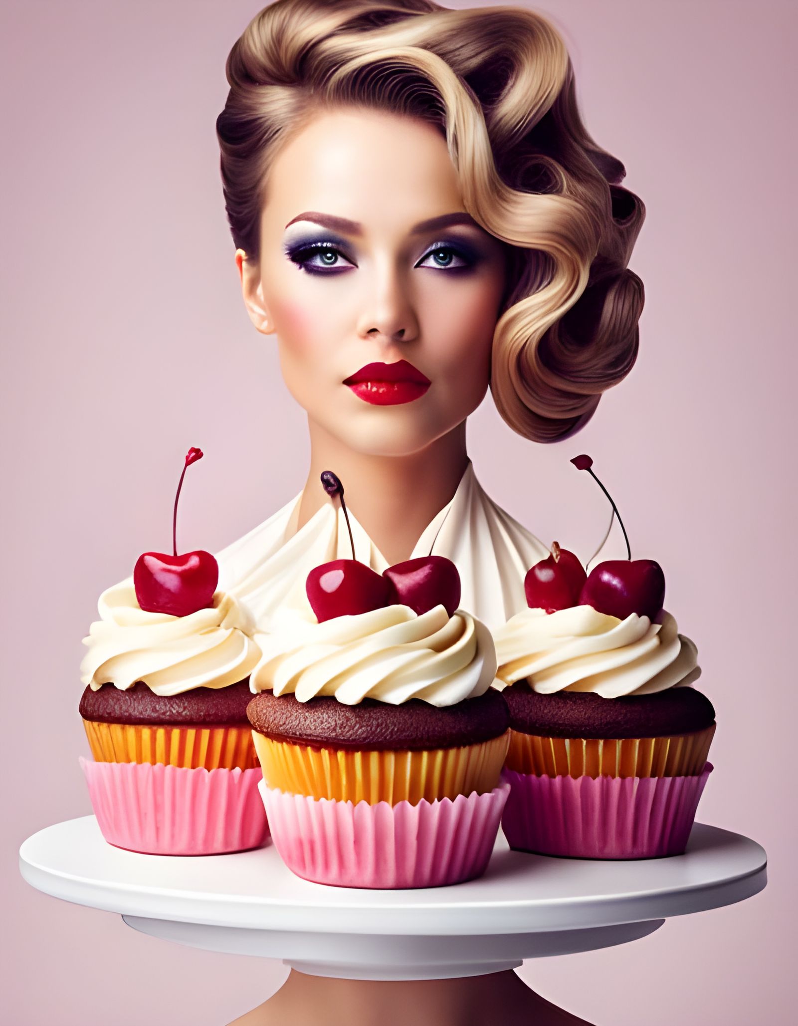 Dessert Queen with Cupcake Dress and Crown