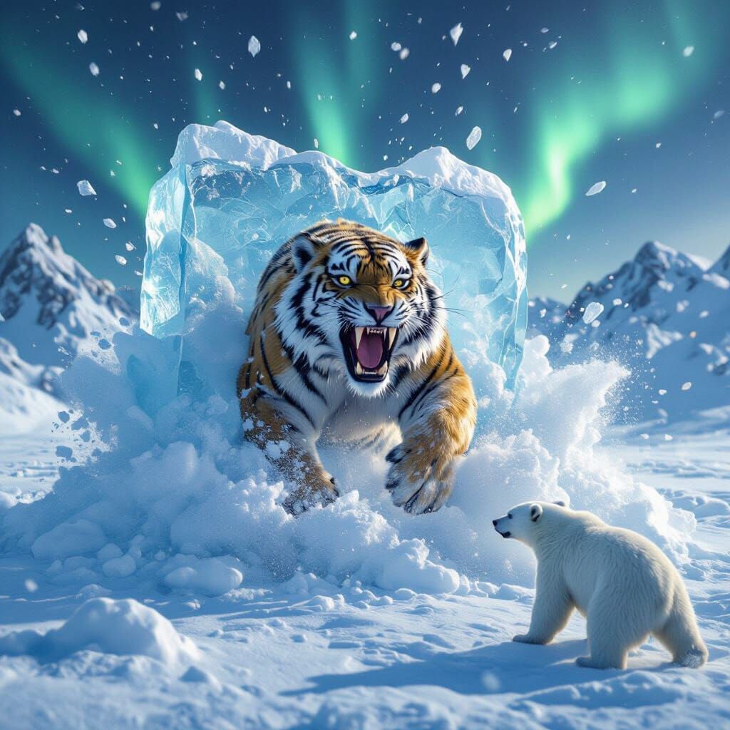 Saber-Toothed Tiger Resurrected: Cinematic 3D Photorealistic...