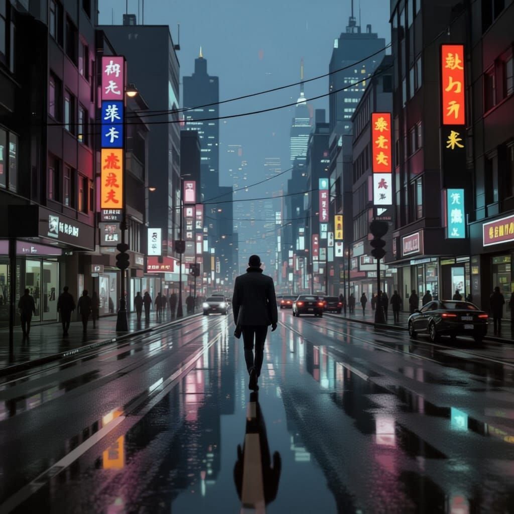 Endless Road and Party Scene