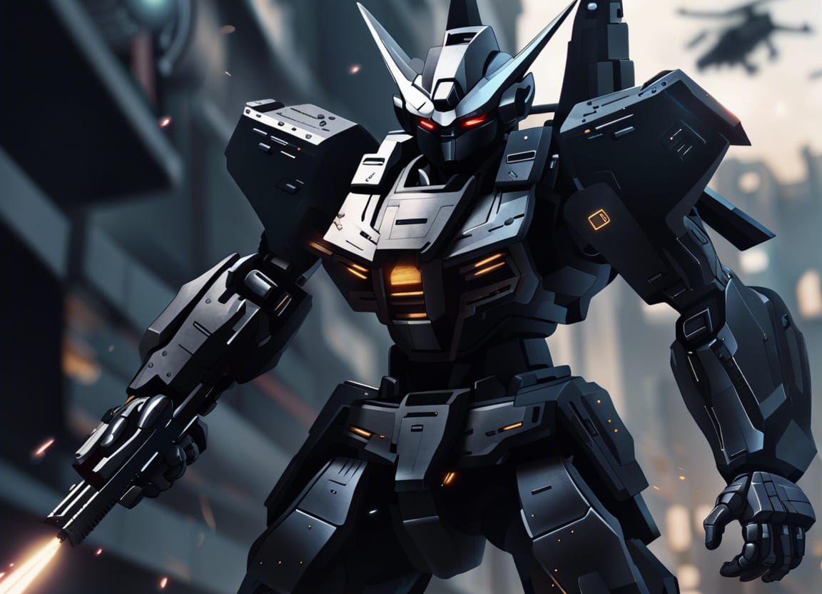 Black Gundam Mecha suit