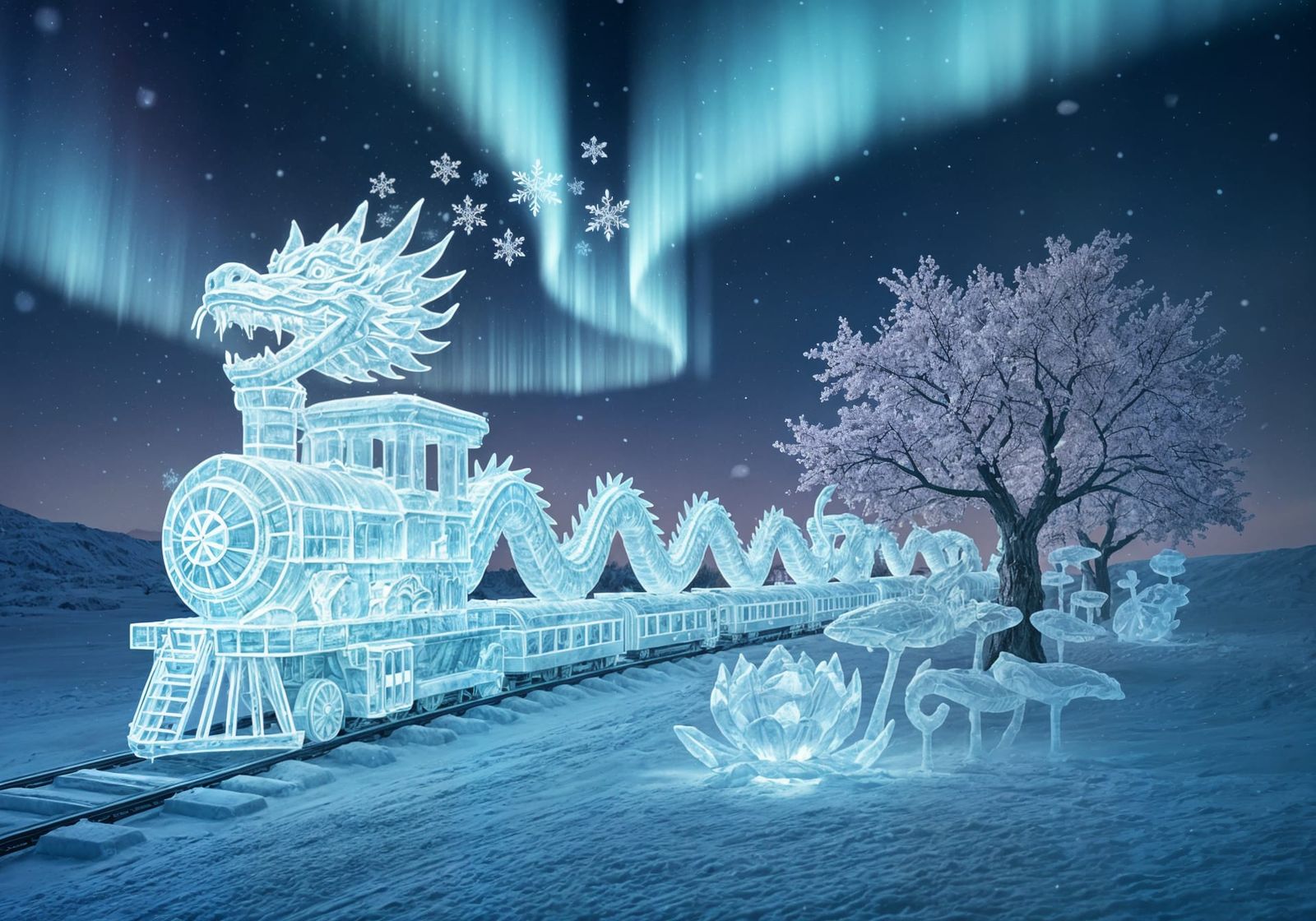 Ice Dragon (Prompt by Rustybandit @Rustybandit)