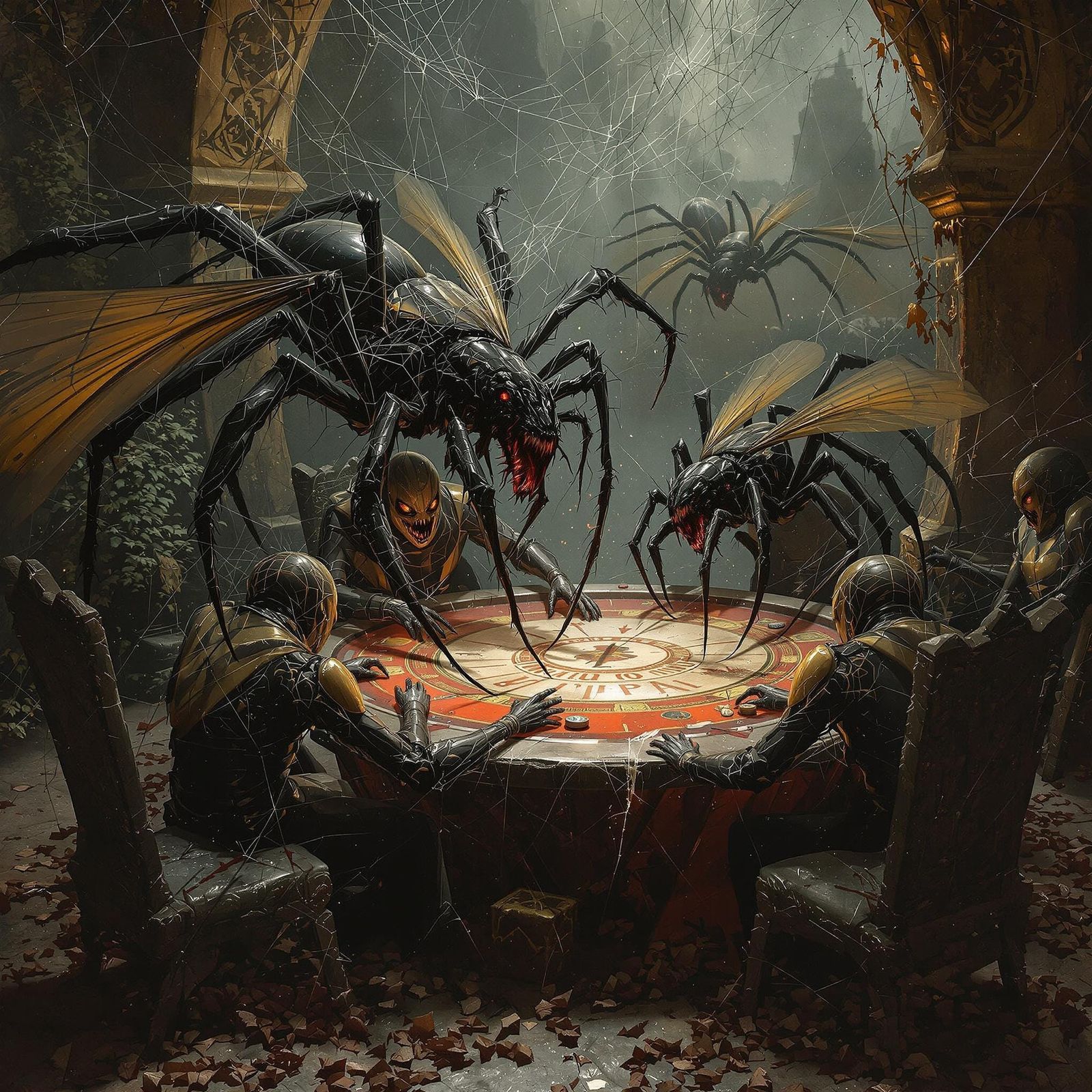 Crawling Horrors Lurk in a Dark Spider Casino