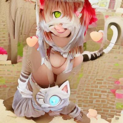 Anime Catgirl Illustration in Manga Style