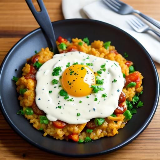 Colorful Food Display Generated by AI