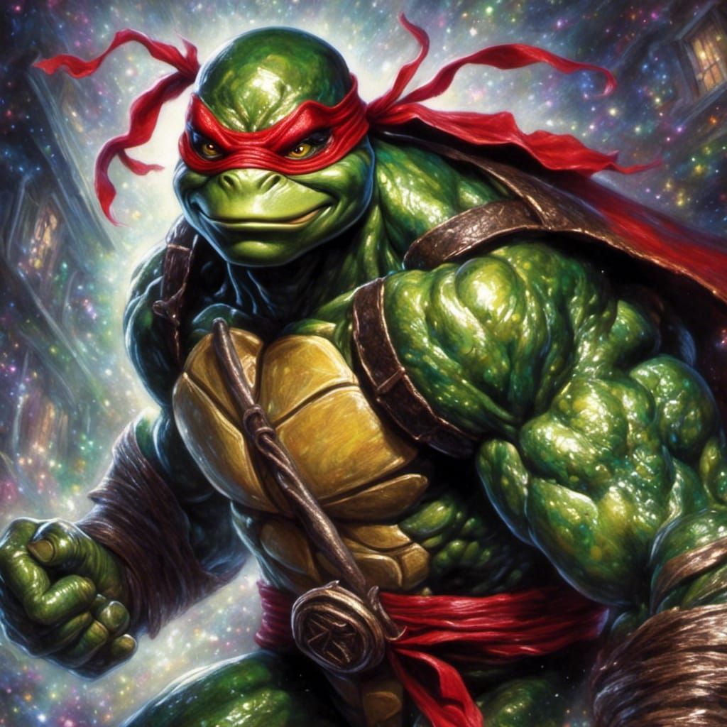 Demonic Boxing Teenage Mutant Ninja Turtle Raphael