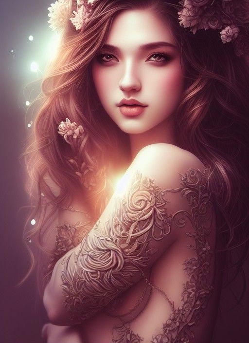 "Unconventional Love, embrace,  male and female ,Devine, relationships,  ." Cinematic, Masterpiece, Artgerm, divianant a...