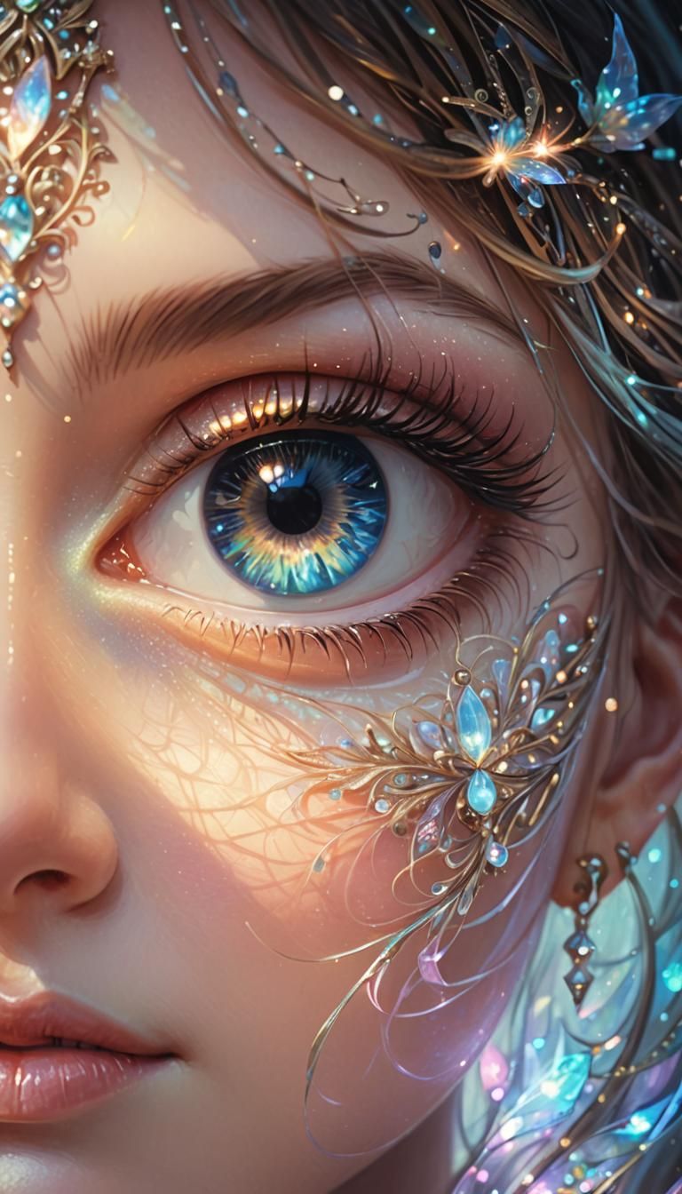 Ethereal Fantasy Portrait in Soft Focus