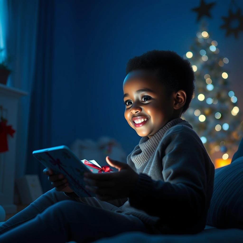 Joyful Child's Christmas: Fantasy Concept Art in 4K