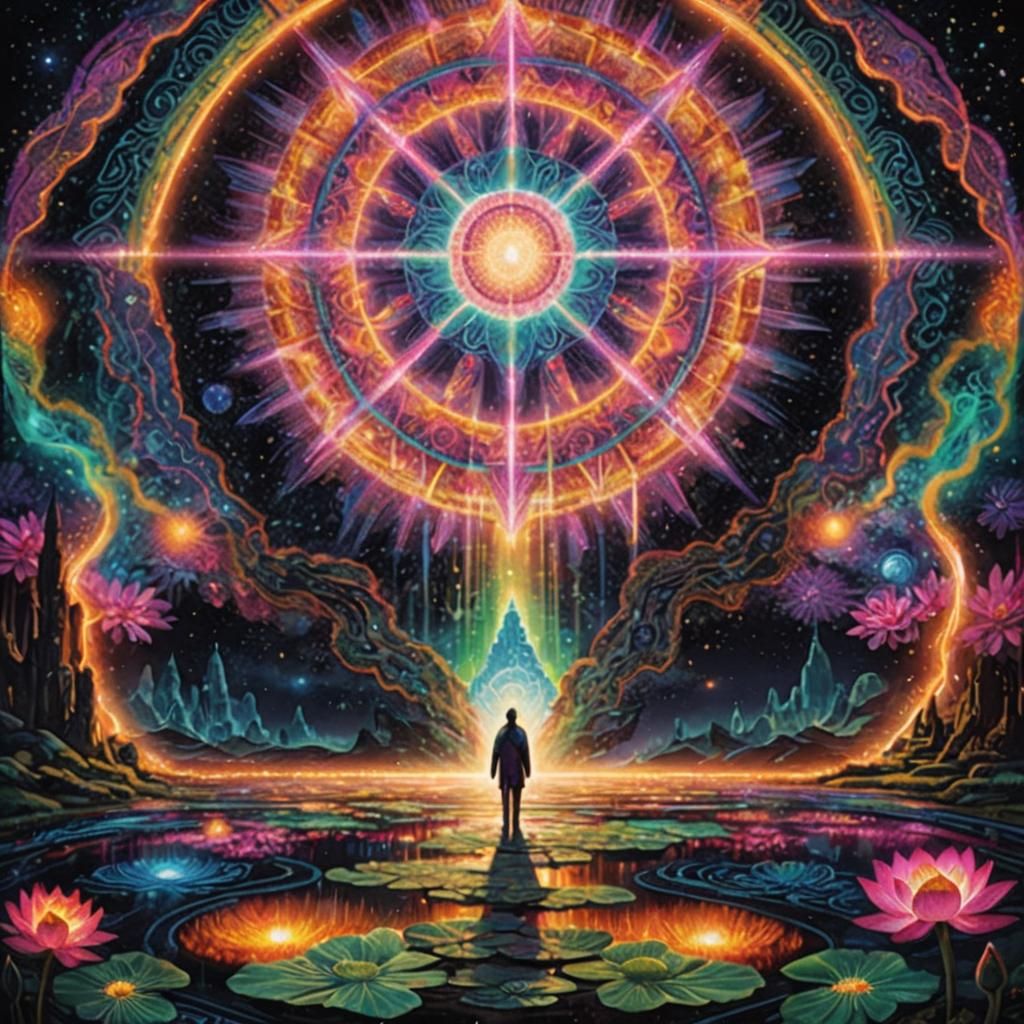 Visionary Astral Art by Pablo Amaringo