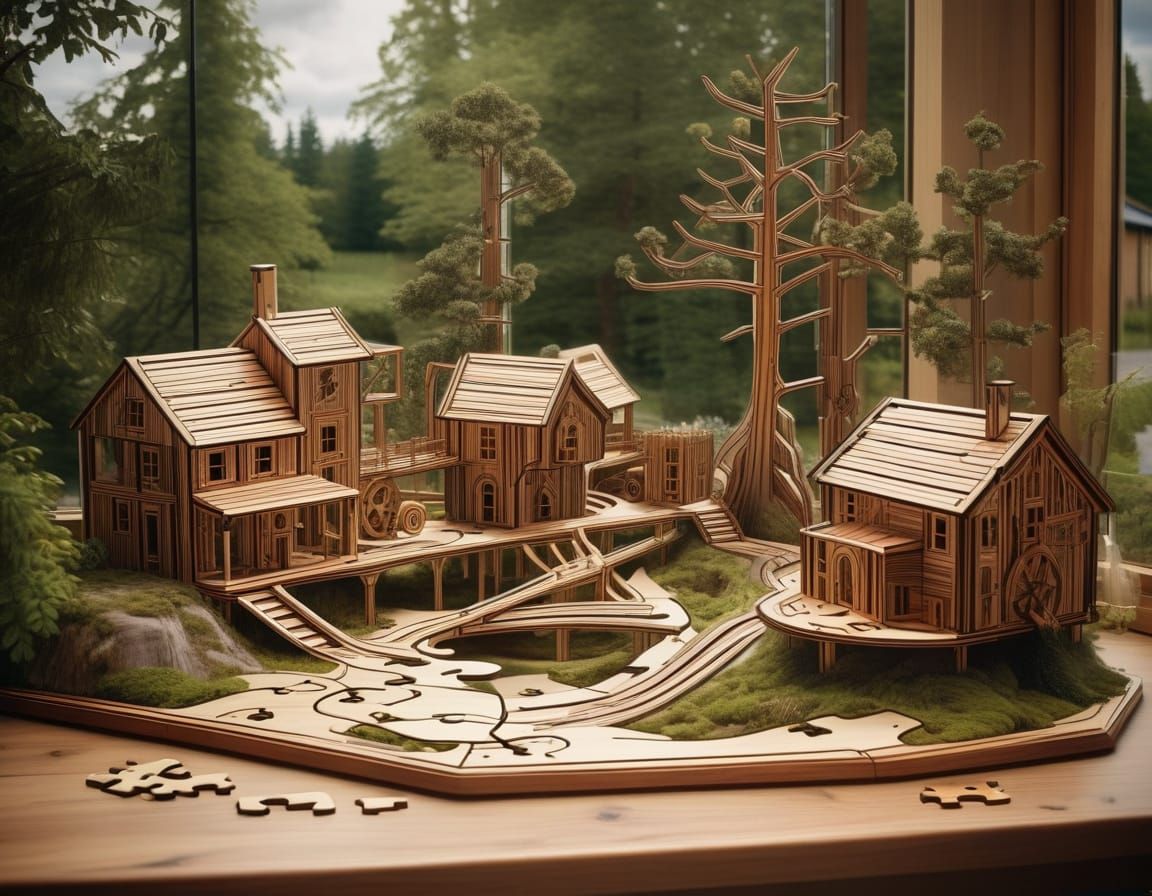 Scandi-Boho Landscape Puzzle