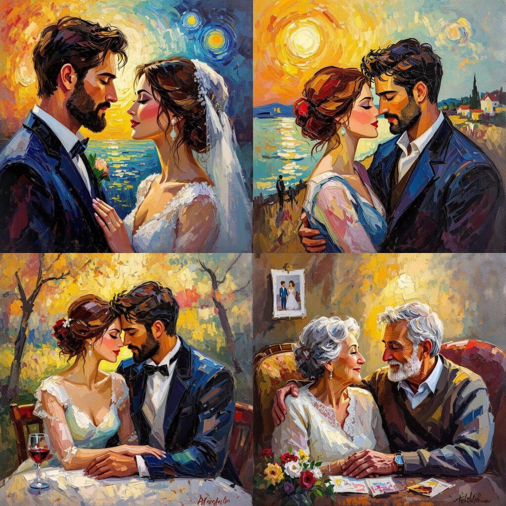 60 Year Love Story: A Couple's Life Journey in Neo-Impressio...