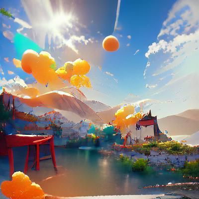 Fantastical Sunny Day in Deep Color