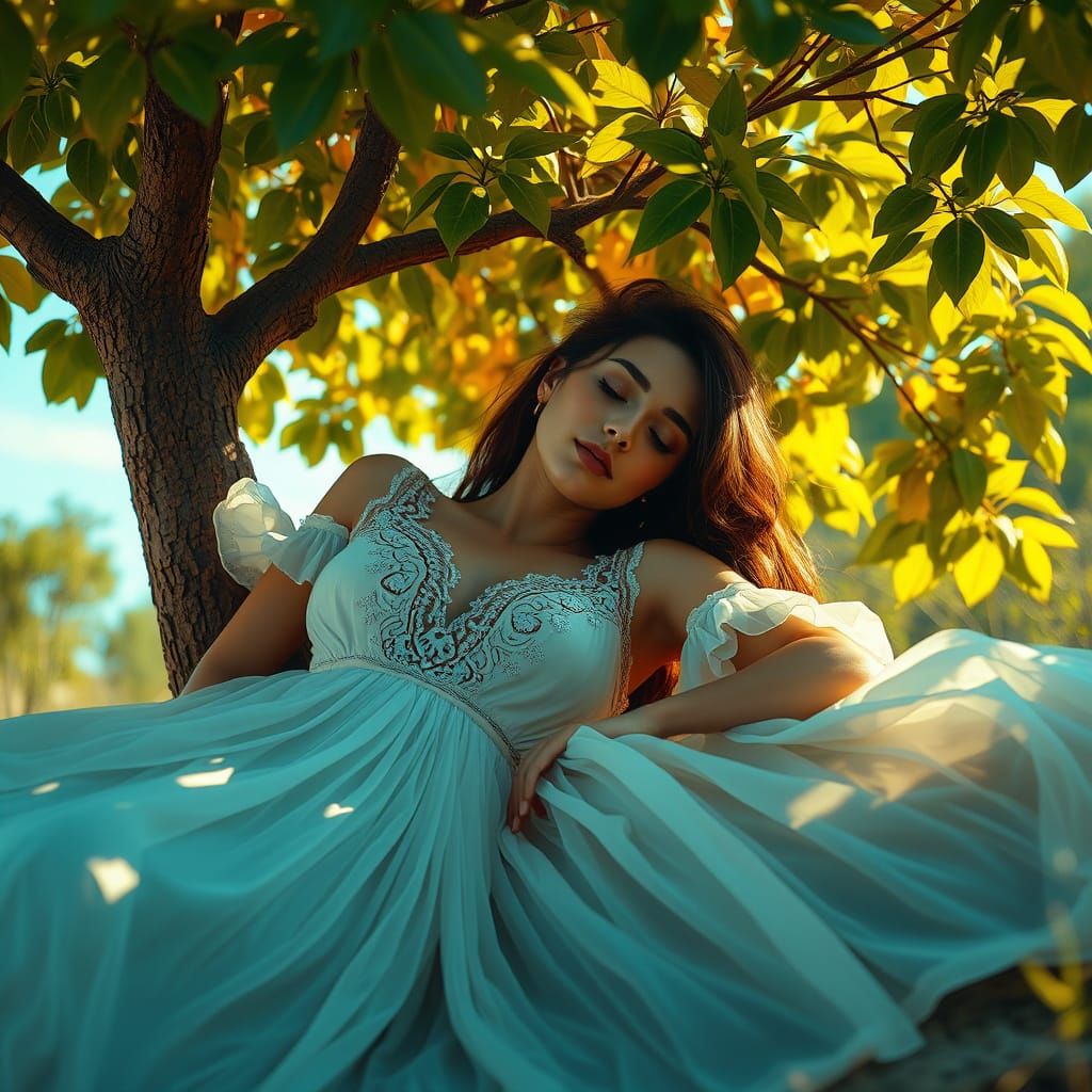 Serene Beauty in Whimsical Wonderland