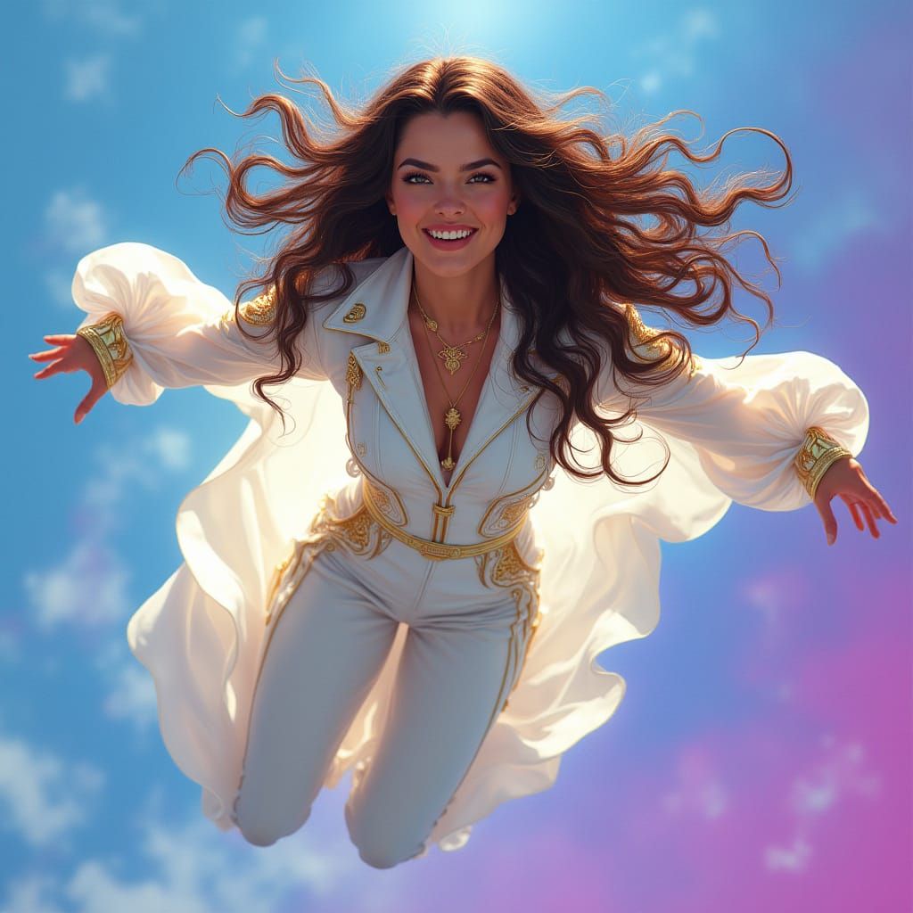 Laura Loomer Soars Through the Skies in Hyperrealistic Futur...