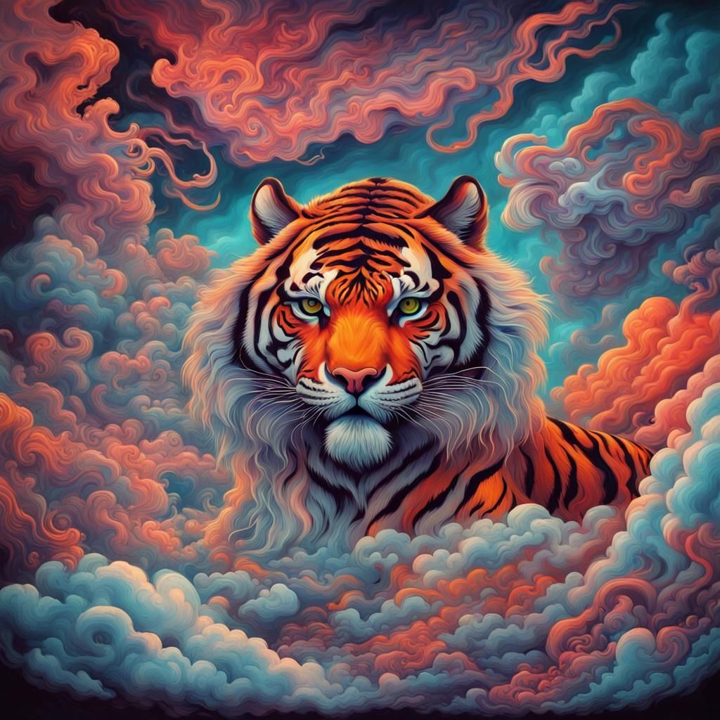 Psychedelic Horror: A Tiger Made of Clouds