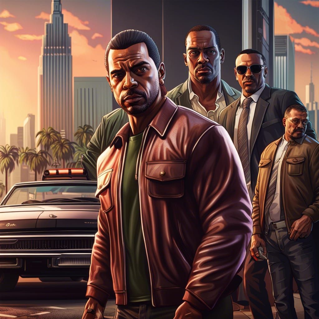 Grand Theft Auto 6 Cinematic Game Cover