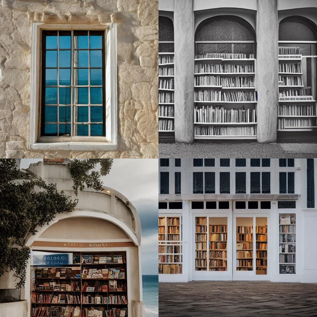 Oceanfront White Stone Bookshop: Professional Photography