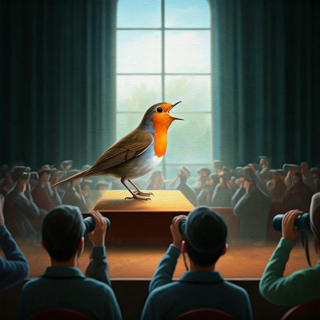 Robin Sings Opera at Birdwatching Concert