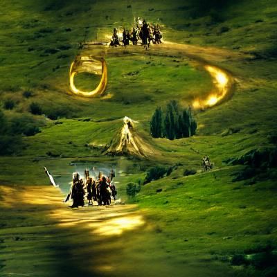 AI Interpretation of Lord of the Rings