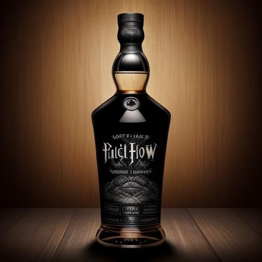 Dark Hollow Void Whisky Bottle, Hyperdetailed