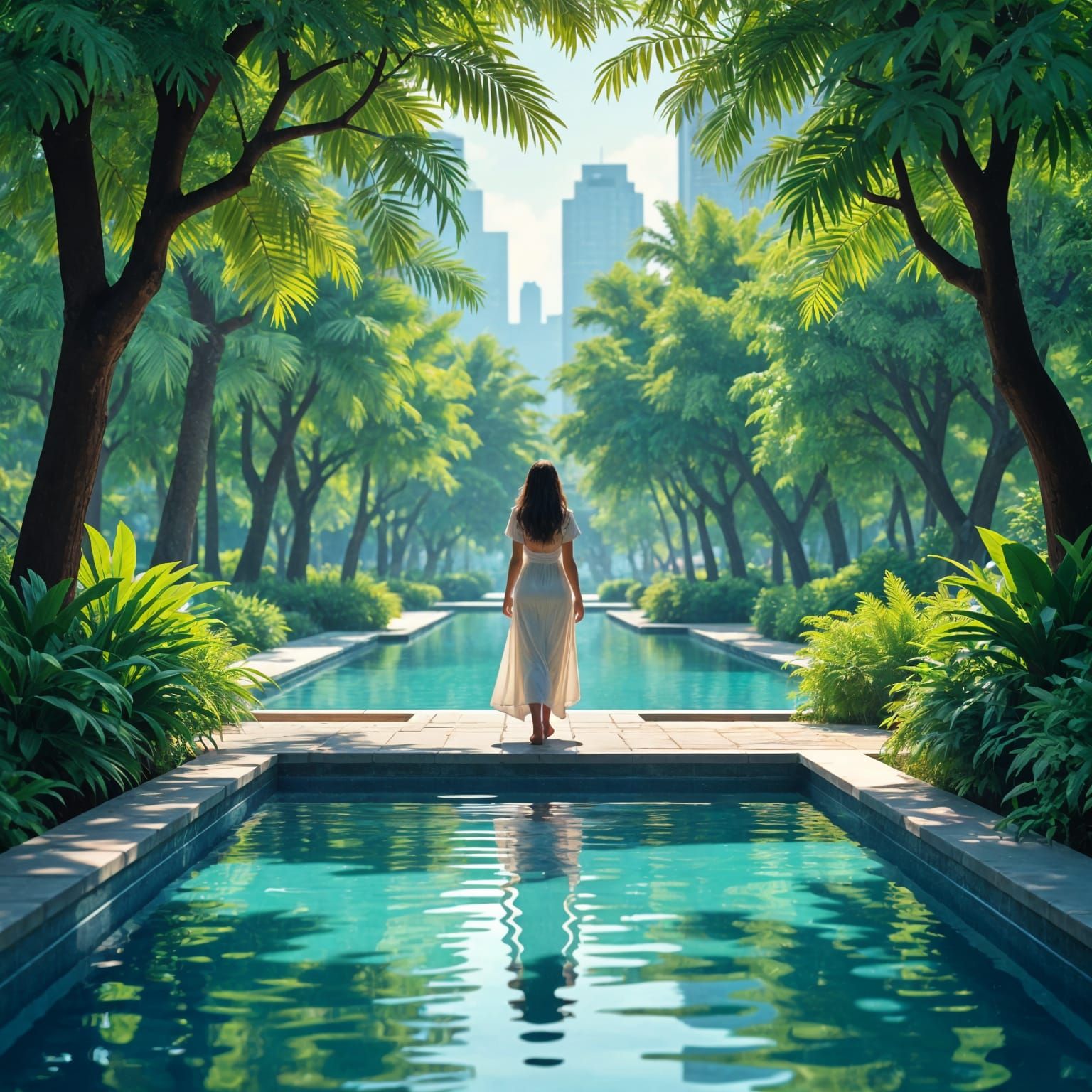 Ethereal Oasis in City Park