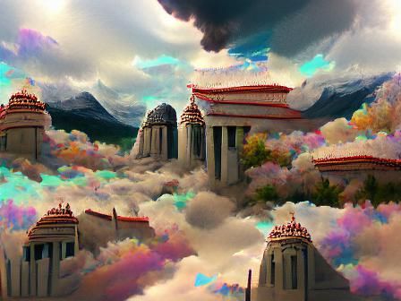City of the Gods: Detailed Matte Painting